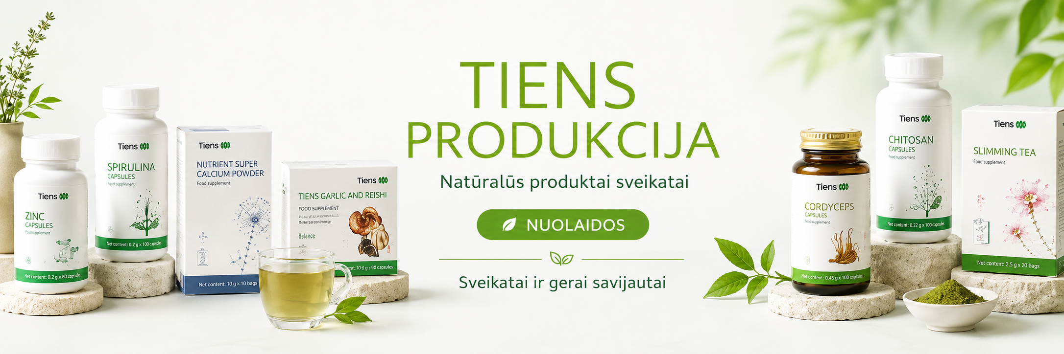 Maisto papildai Tiens