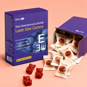 TIENS Haematococcus pluvialis Lutein Ester Gummy – liuteino esterio guminukai su zeaksantinu, astaksantinu ir vitaminu C